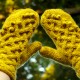 Yellow Harvest Mittens